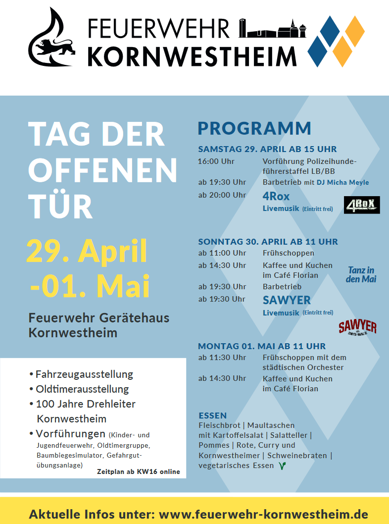 Tag der offenen Tür - Freiwillige Feuerwehr Kornwestheim